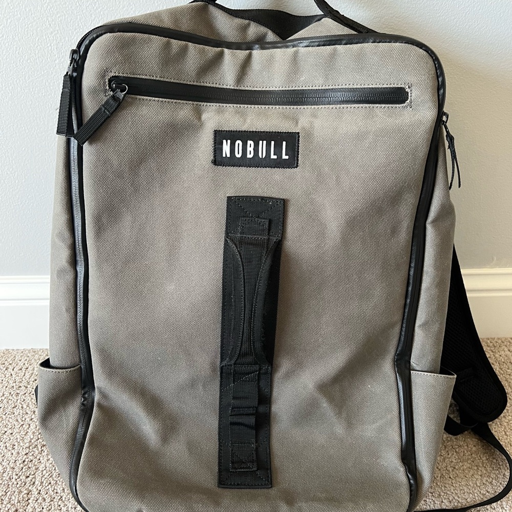 NOBULL Gray and Black Backpack
